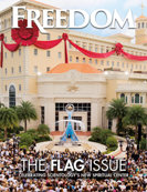Freedom Magazine. Flag issue cover